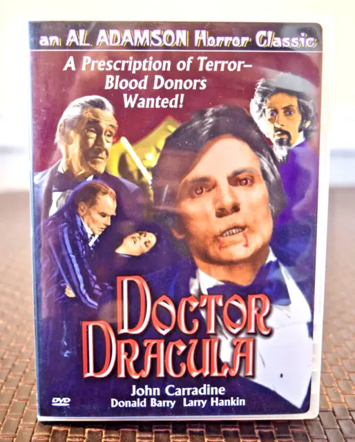 Doctor Dracula DVD Horror Vampire 1983 John Carradine Image Entertainment