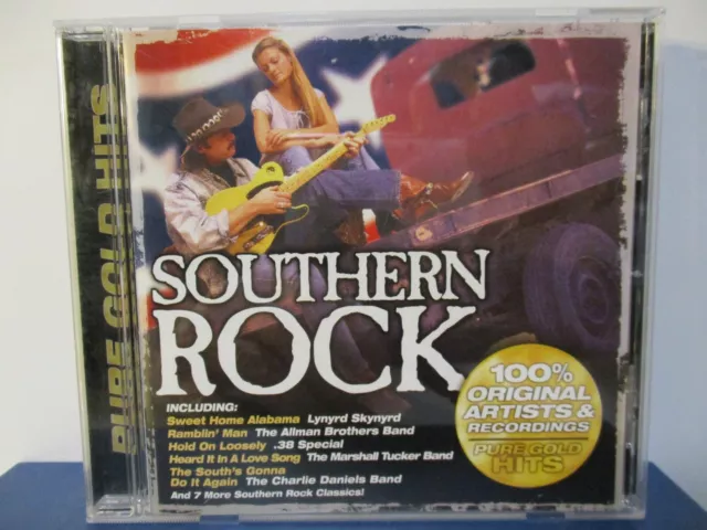 Southern Rock: Pure Gold Hits - Various Artists - CD - MINT condition - E23-2890