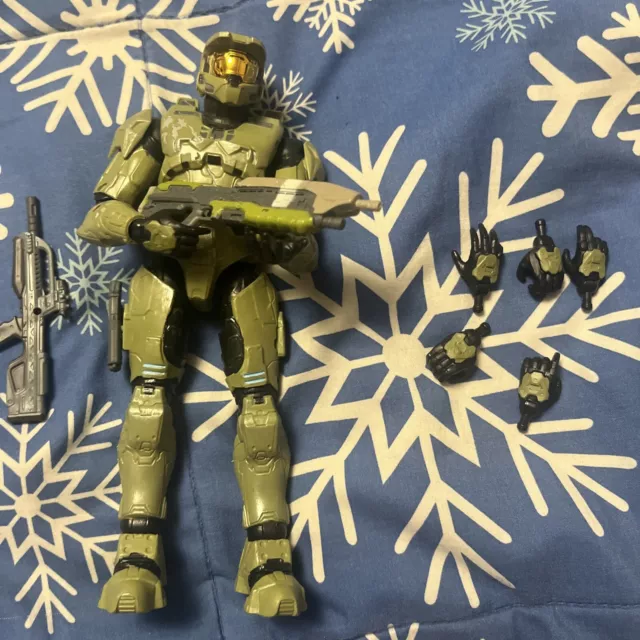 HALO 3 THE Spartan Collection Series 7 Master Chief Jazzwares Complete ...