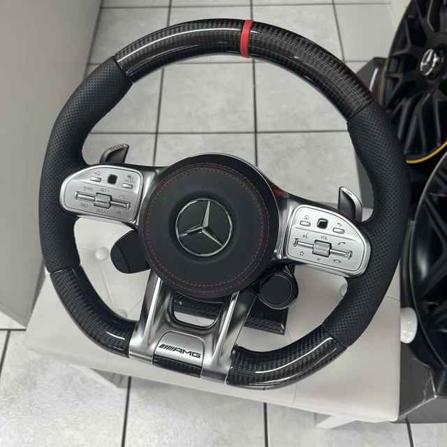 Volante Compatibile Con Mercedes Per Benz Classe A AMG A35 A45 C63 C43 SL63 CLA45 G63 GLS63 E63 CLS53 GLC43 2019 2020 Volante Per Auto Shift Paddle Shifter Extension