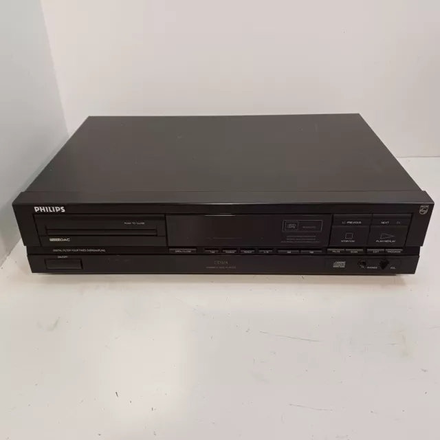 Philips CD614 Compact Disc Player TESTED Digital-Out 4x Oversampling RARE!