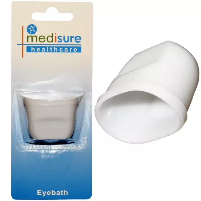 Mediusure Healthcare One Size Plastic Eyewash Pain Relieve Cleaning Eye Bath Cup