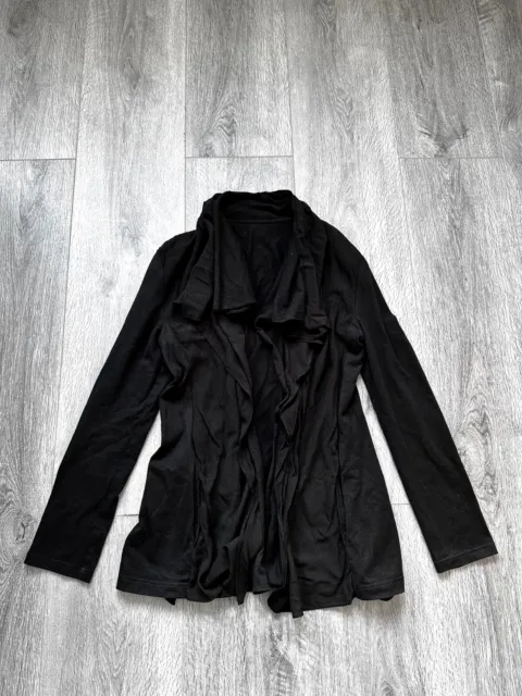 Yohji Yamamoto GroundY Vintage Double Layer Cardigan Size 3/L Black