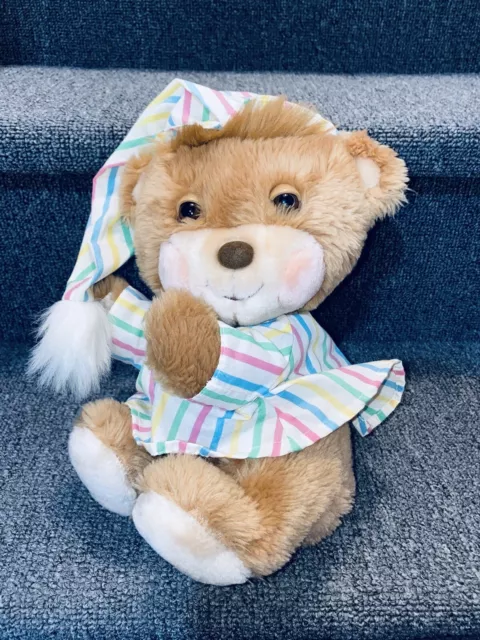 Fisher Price 1985 Teddy Beddy Bear  10" Vintage Plush Stuffed Animal 1401 Doll