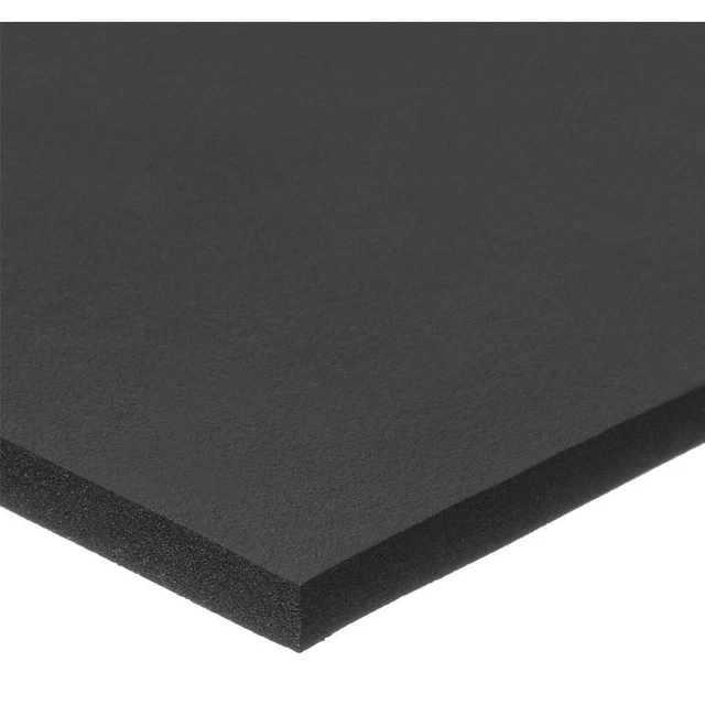 GRAINGER APPROVED ZUSAESR-239 EPDM Sheet,L 12 in,Black