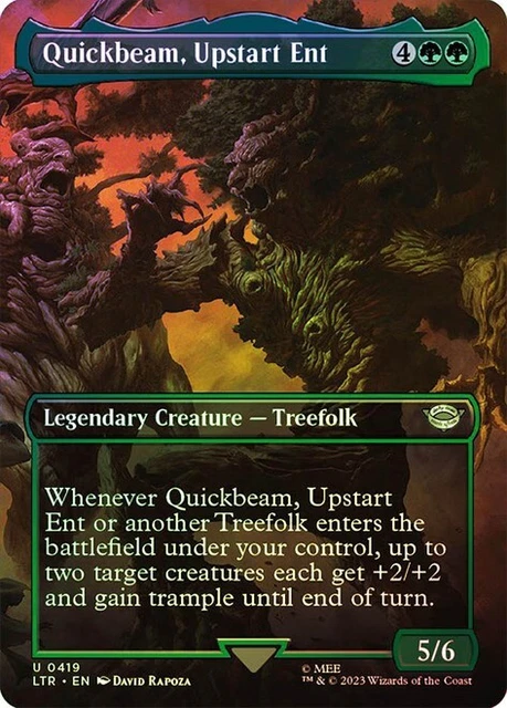 MTG LORD OF the Rings Delighted Halfling *Prerelease Borderless