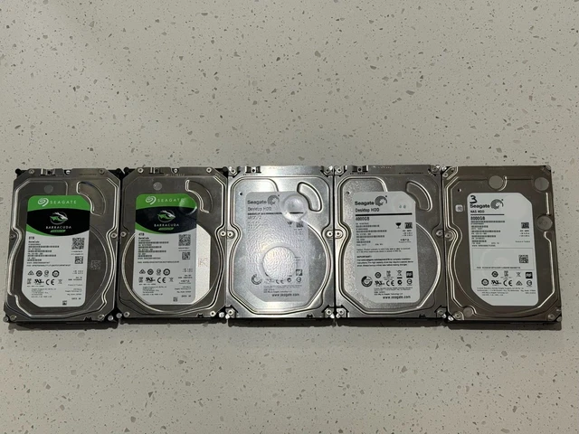 Seagate 4 TB/8 TB verschiedene Festplatten - gebraucht funktionsfähig Seagate 4 TB/8 TB verschiedene Festplatten - gebraucht funktionsfähig