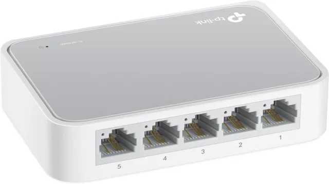 Switch Ethernet 5 Ports 10/100Mbps Commutateur Réseau Etendre le réseau