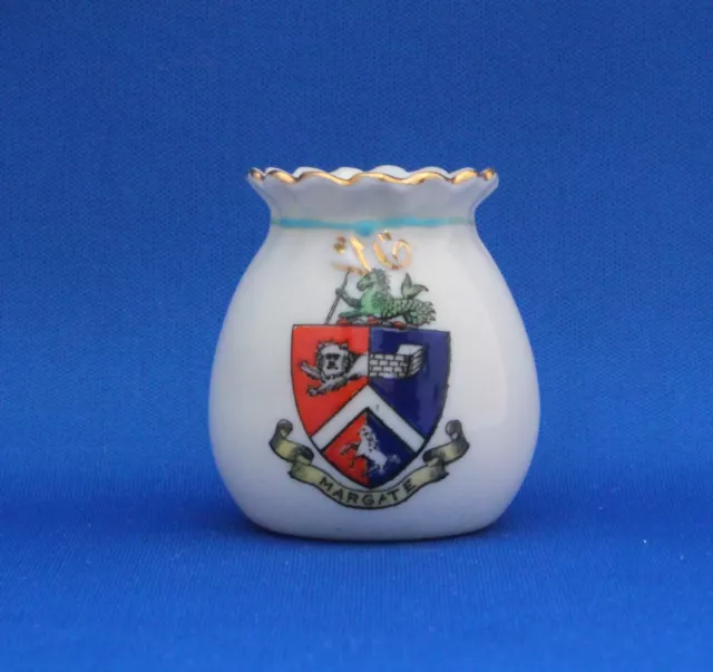 English Porcelain Crested China Souvenir "Margate" Crest