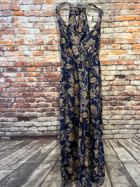 MAEVE ANTHROPOLOGIE ENCHANTMENT Copper Rust Wide Leg Jumpsuit size