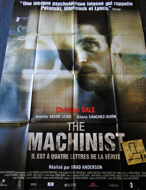 The Machinist Affiche ORIGINALE 120x160cm Poster 47" 63" 2004