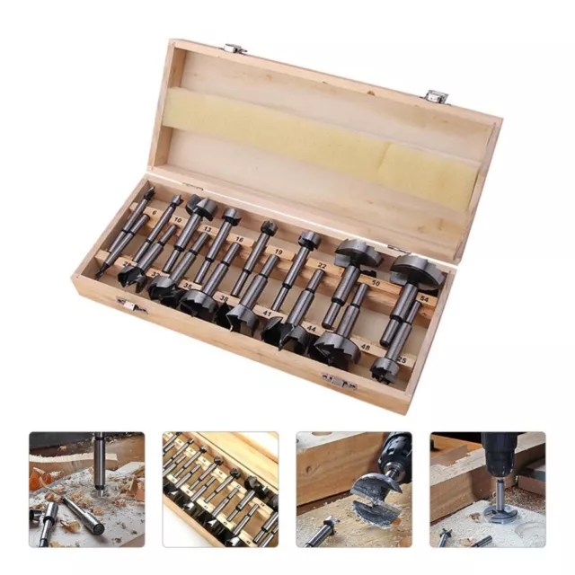 16 Pcs/box Woodworking Hole Tile Tools Flat Wing Drill Bit Punch