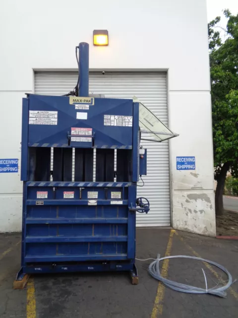 2011 Max-Pak Vertical Baler Mp60Hd-15 30" X 48" X 60" Cardboard Box In Socal