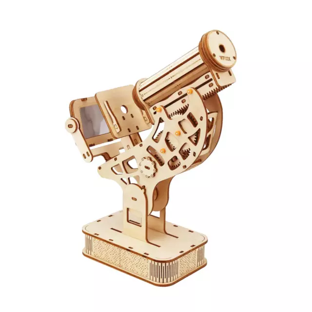 Jouets De Construction De Microscope, Puzzle 3D En Bois Pour Enfants Débutants,