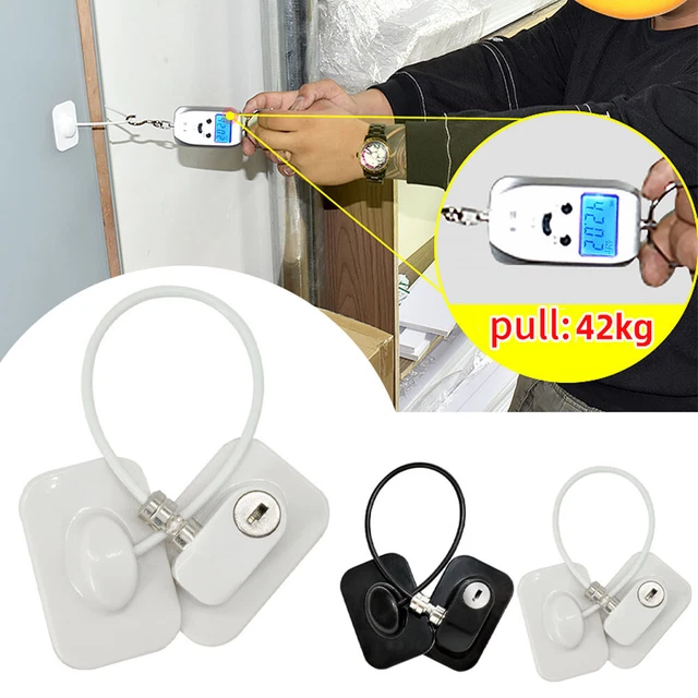 Refrigerator Door Self  Restrictor Window Lock Non Drilling Baby Safety