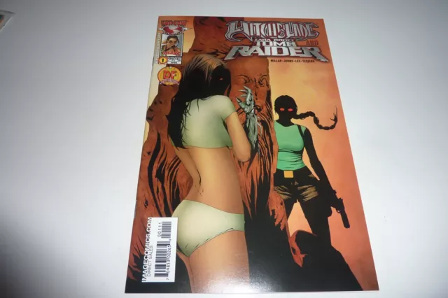 WITCHBLADE TOMB RAIDER #1 Lara Croft Top Cow Dynamic Forces Variant VF/NM 2005