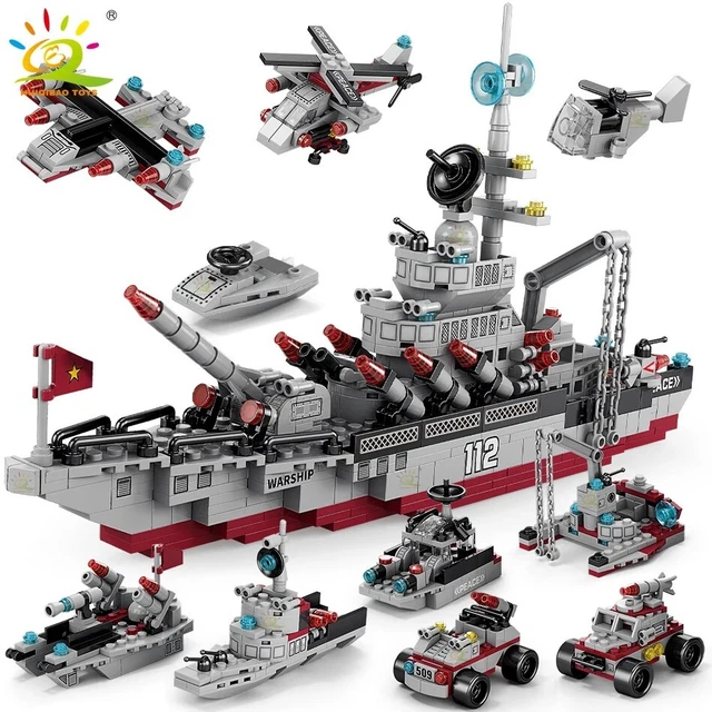 Bateau De Guerre LEGO - Plusieurs Modèles Réalisables - Pièces Diverses Black Friday