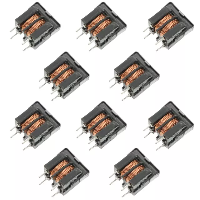 10 Pcs Wire Common Mode Pitch Common Mode Inductor Part Magnetic Coil Wire