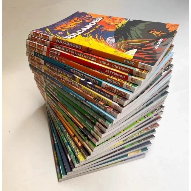 SERIE SCIENCE COMICS Get to Know Your Universe Set completo di 30 libri ...