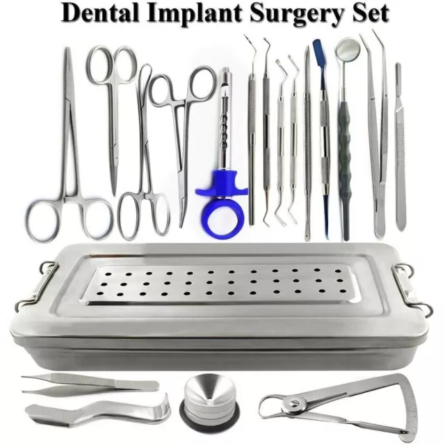 Kit de implante de cirugía bucal Dental con caja de instrumentos...