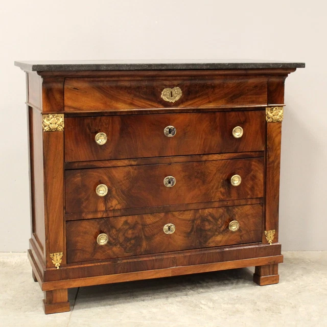 Commode Ancienne Française Napoléon III, époque 19ème Siècle