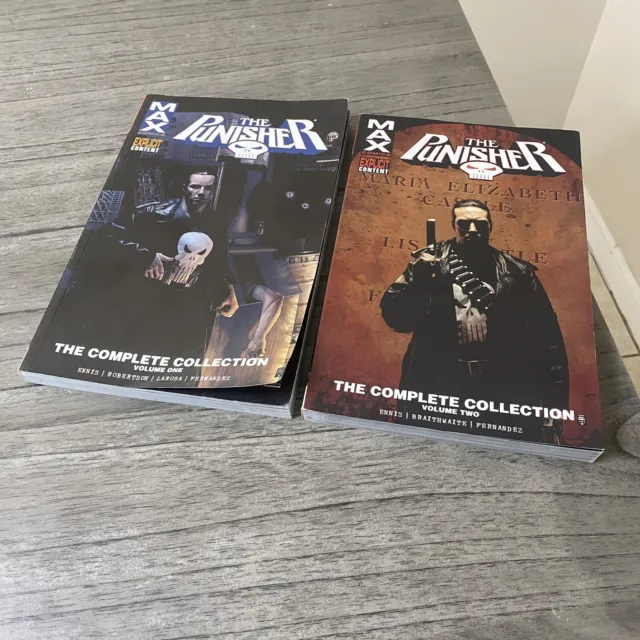 MARVEL MAX The Punisher The Complete Collection Vol #1 & Vol 2 (Paperback)