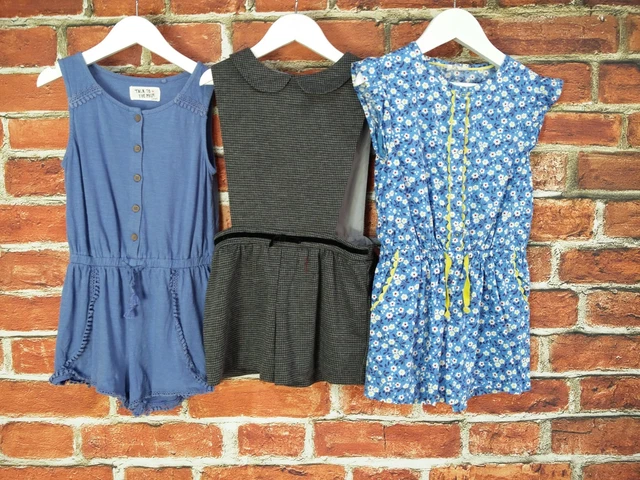 Girls Bundle Aged 5-6 Years Next Mini Boden Etc Playsuit Pinafore Summer 116Cm