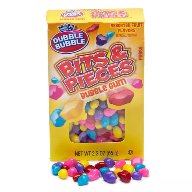 Dubble Bubble Bits & Pieces - Bubble Gum Pieces - 6 PACKS FREE SHIPPING