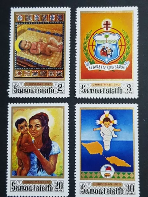 Samoa: SG353-356; Christmas 1970; complete unmounted mint (MNH) set