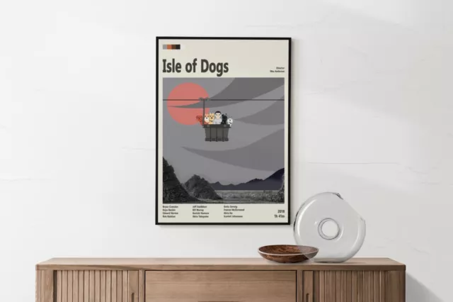 Isle of Dogs movie print - Wes Anderson Movie poster, retro, poster, vintage art 2