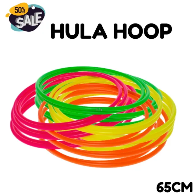 X10 Hula Hoop Kids Adult Children Gym Workout Fitness Exercise Hoola Multicolor