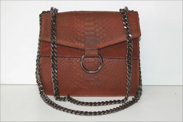Sac Pochette Articles De Paris En Cuir Marine - Marque Arthur & Aston, NEUF Sans étiquette