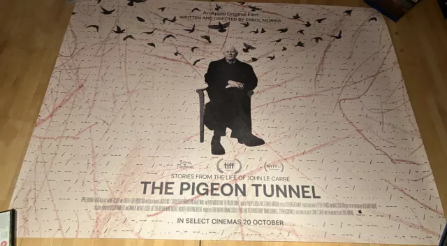 The Pigeon Tunnel UK quad cinema poster (2023, Errol Morris, John Le Carre)