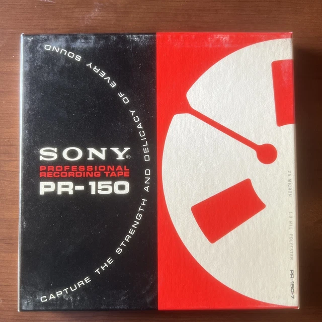 VINTAGE SONY PR150 3Inch Reel to Reel Tape Professional Recording 13