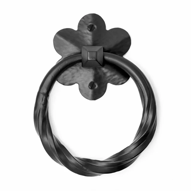 4.5” Rustic Ring Pull For Barn Doors, Gates & Furniture Hand Forged