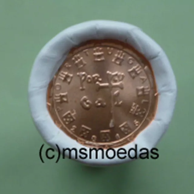 Portugal 1 Cent Beutel Rolle mit 50x 1 Cent Euromünzen coins moedas Jahr Auswahl