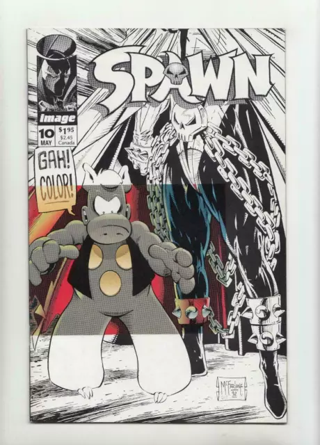 SPAWN #10 CEREBUS APPEARANCE NMT  1ST PRINTING DAVE SIM TODD McFARLANE