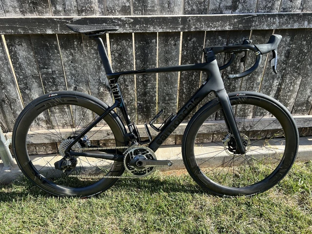 Vélo De Route Cannondale SUPER-SIX EVO HiMod BLACK INC - 3,9 Kg, Cadre 54 Cm, Comme Neuf