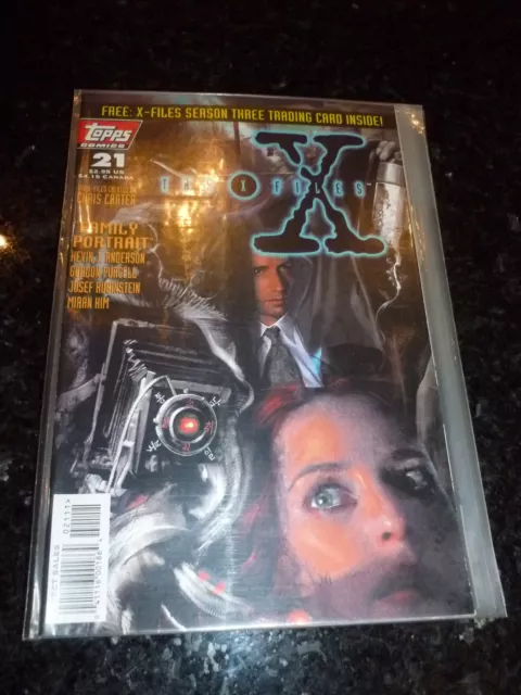 THE X-FILES Comic - Vol 1 - No 21 - Date 08/1996 - Topps Comics