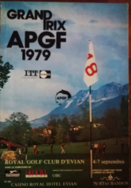 GOLF - Affiche Originale Grand Prix APGF 1979