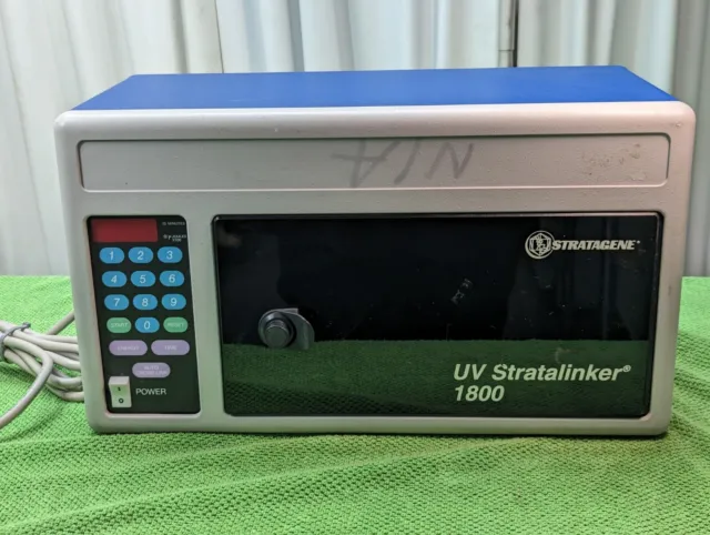 Stratagene Stratalinker 1800   400071-04 UV Crosslinker NO UV SENSOR