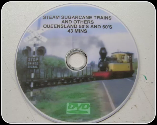 QR08 Queensland Railways Steam Sugarcane Trains Queensland Rail History DVD