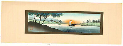 Early 20th Century Watercolour - Chinese Mountain Lakes 3
