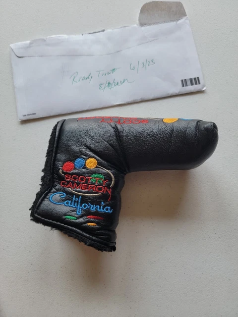 Rare Scotty Cameron California The Art Of Putting Putter head cover Headcover⛳⛳⛳