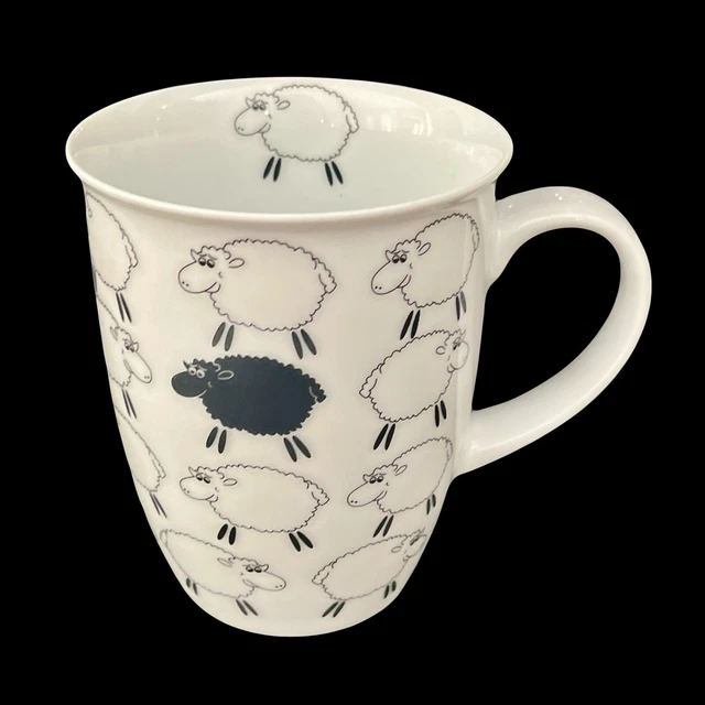 German Made Flirt by RITZENHOFF & BREKER Black Sheep Mug "Funny Sheep" 8 oz