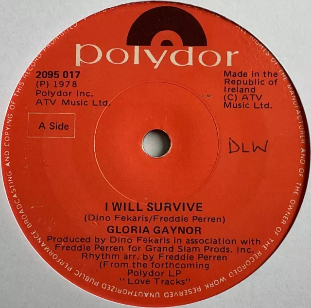 Gloria Gaynor - I Will Survive - 7” Vinyl Single (2)