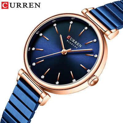 CURREN Women Steel Watch Luxury Brand Elegant Wristwatch for Girl Ladies Watch