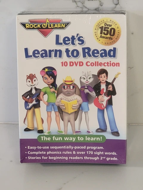 LET'S LEARN TO Read 10 DVD Collection by Rock 'N Learn Brand