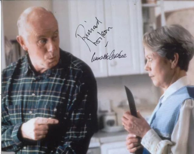 Annette Crosbie & Richard Wilson signed ONE FOOT IN THE GRAVE photo UACC DEALER