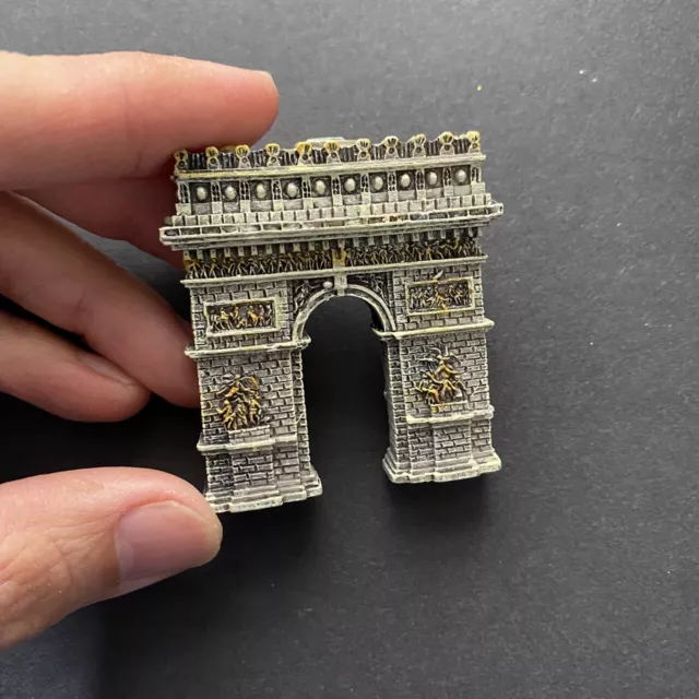 France Paris Arc De Triomphe Tourist Travel Souvenir 3D Resin Fridge Magnet GIFT